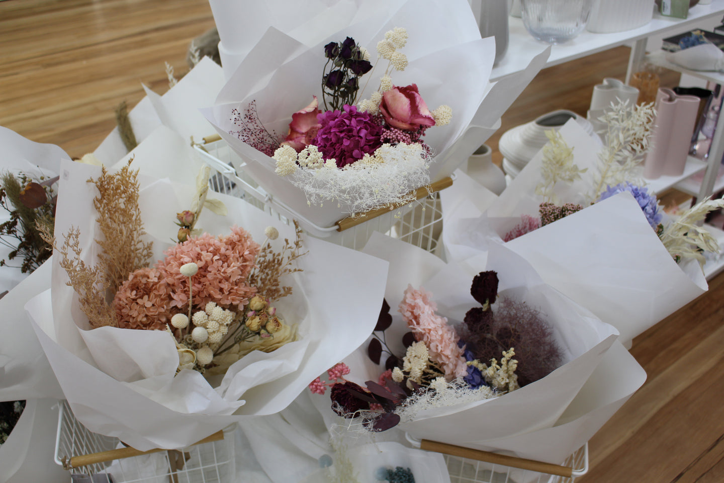CUSTOMISED DRIED FLOWER BOUQUET