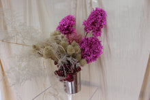 Load image into Gallery viewer, DRIED FLOWER VASED ARRANGEMENT | FUSCIA
