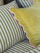 Load image into Gallery viewer, MOSEY ME - VELVET SCALLOPED CUSHION
