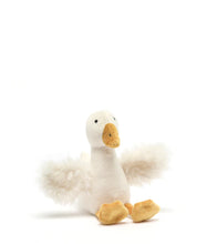 Load image into Gallery viewer, NANA HUCHY SOFT TOY - SNOWY THE GOOSE RATTLE
