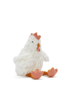 NANA HUCHY SOFT TOY - CHARLIE THE CHICKEN RATTLE